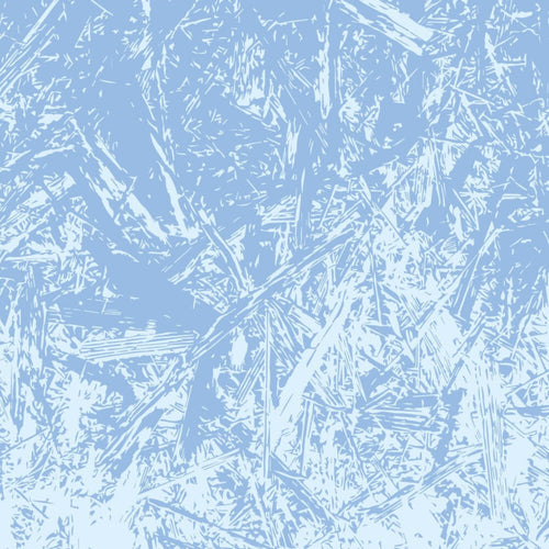 Blue Frosted Shower Screener™ decorative film for glass showers