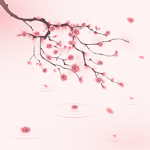 Cherry Blossom Shower Screener™